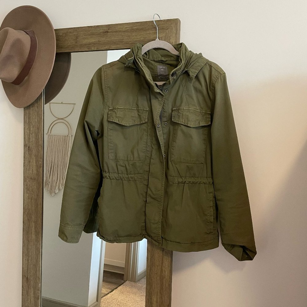 Gap Army Green Utility Jacket